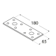 Conector plat pentru lemn zincat 180x65x2,5 mm LP5-4475 Domax