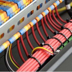 Coliere plastic strangere, zimtate, negre, 3.6X140MM INDEX