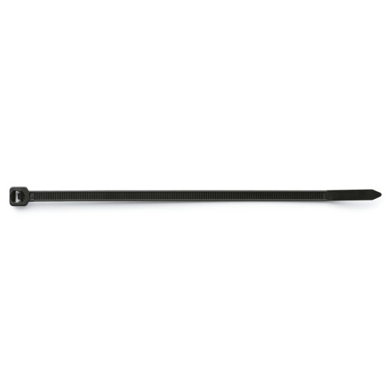 Coliere plastic strangere, zimtate, negre, 3.6X370MM INDEX