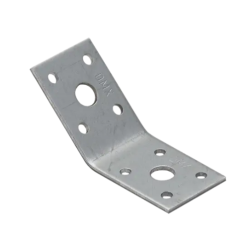 Coltar perforat pentru lemn zincat unghi 135 70x70x55x2,5 mm KLR2-4082 Domax Coltar perforat pentru lemn zincat unghi 135 70x70x55x2,5 mm KLR2-4082 Domax