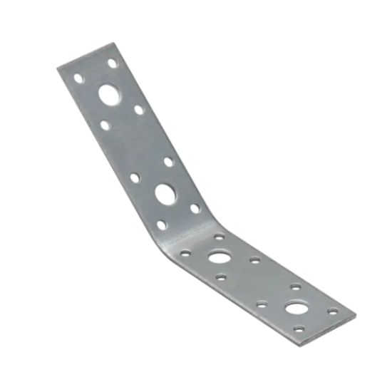 Coltar perforat pentru lemn zincat unghi 135 100x100x35x2,5 mm KLR4-4084 Domax Coltar perforat pentru lemn zincat unghi 135 100x100x35x2,5 mm KLR4-4084 Domax
