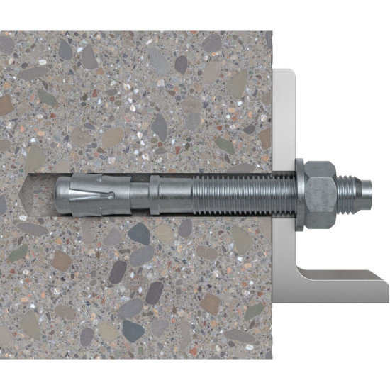 Ancora expandabila Fischer FBN II M10x146, otel zincat, pentru beton