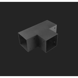 Conector de perete pentru pergola negru 102x206x306x2,0 mm GPT100C-96076102 Domax Conector de perete pentru pergola negru 102x206x306x2,0 mm GPT100C-96076102 Domax