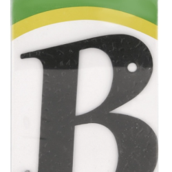 Litera B negru