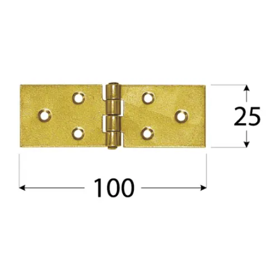 Balama pentru constructii din lemn zincata 100x35x1,5 mm Z100B-8024 Domax