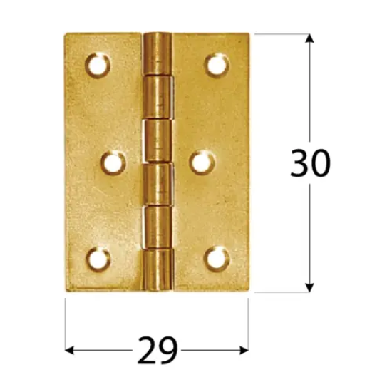 Balama pafta zincata 30x29x1,0 mm ZS30-80121 Domax