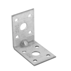 Coltar perforat ranforsat pentru lemn zincat 50x50x35x2,0 mm KPL5-4055 Domax