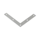 Coltar plat pentru constructii din lemn zincat 100x100x15x2,0 mm NA100-448771 Domax