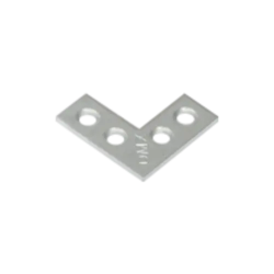 Coltar plat pentru constructii din lemn zincat 25x25x10x1,5 mm NA25-4487114 Domax