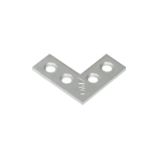 Coltar plat pentru constructii din lemn zincat 25x25x10x1,5 mm NA25-4487114 Domax
