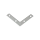 Coltar plat pentru constructii din lemn zincat 50x50x10x2,0 mm NA50-448741 Domax