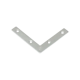 Coltar plat pentru constructii din lemn zincat 60x60x10x2,0 mm NA60-448751 Domax