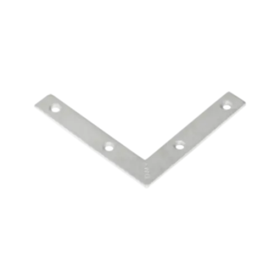 Coltar plat pentru constructii din lemn zincat 75x75x13x2,0 mm NA75-448761 Domax