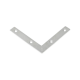Coltar plat pentru constructii din lemn zincat 75x75x13x2,0 mm NA75-448761 Domax