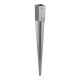Suport stalp incastrat zincat 101x900x2,0 mm PSG100/900-4824 Domax