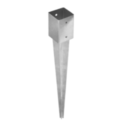 Suport stalp incastrat zincat 91x750x2,0 mm PSG90/750-4822 Domax