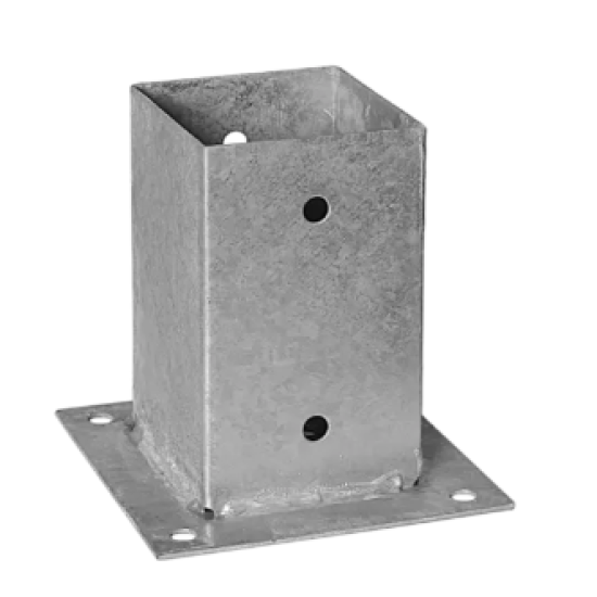 Suport stalp cu fixare in suruburi zincat 91x150x2 mm PSP90-4842 Domax