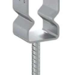 Suport stalp tip U zincat la cald 61x350x150x4,0 mm PSSZ60-480981 Domax