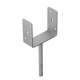 Suport stalp tip U clasic zincat 141x120x4 mm pentru stalp 140 mm PS140U-4808 Domax