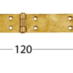 Balama frantuzeasca pentru constructii din lemn zincata 120x35x2,5 mm ZF120-8071 Domax