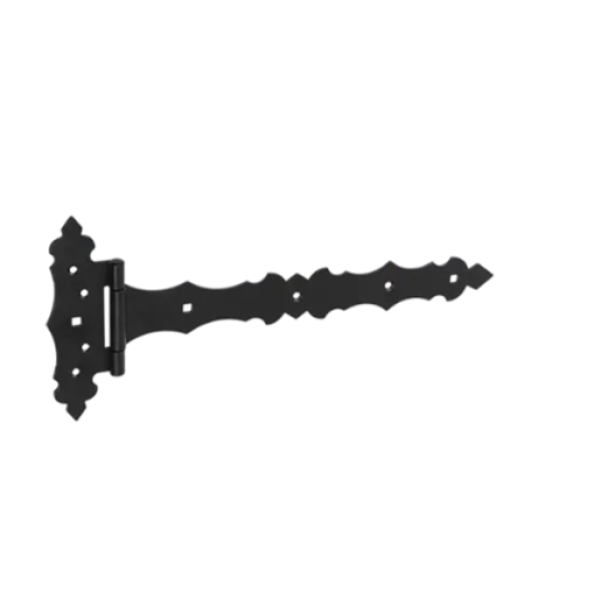 Balama decorativa pentru poarta neagra 300x50x170x2,5 mm ZOB300C-7945062 Domax