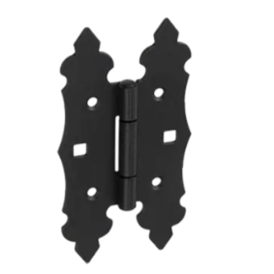 Balama decorativa pentru poarta neagra 130x70x2,0 mm ZOK130C-7945202 Domax