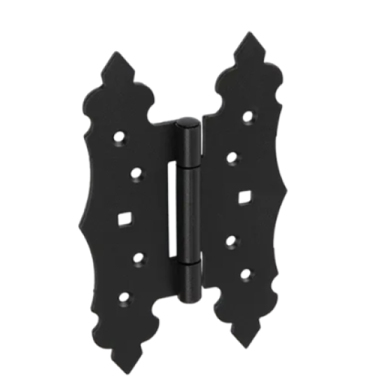 Balama decorativa pentru poarta neagra 170x105x2,5 mm ZOK170C-7945212 Domax
