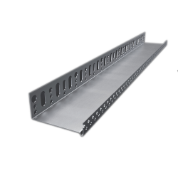 Profil de soclu din aluminiu pentru termosistem (izolatie) de 10 cm, lungime 2.5 m