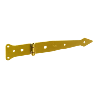 Balama banda pentru poarta zincata 200x80x50x2,5 mm ZBP200-8161 Domax