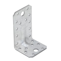 Coltar perforat ranforsat pentru lemn zincat 90x50x55x1,5 mm KPS3-40232 Domax