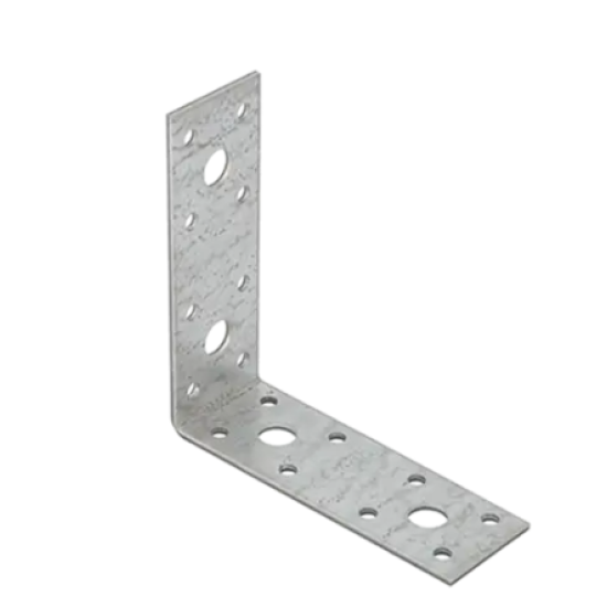 Coltar perforat pentru lemn zincat 102x102x35x2,5 mm KL6-4076 Domax