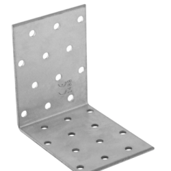 Coltar perforat pentru lemn zincat 80x80x60x2,0 mm KM8-4108 Domax