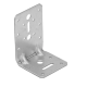 Coltar perforat ranforsat pentru lemn zincat 95x53x110x2,5 mm KPK13-40413 Domax