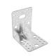 Coltar perforat ranforsat pentru lemn zincat 105x105x90x2,0 mm KPL2-4052 Domax