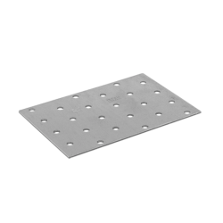 Placa perforata pentru lemn zincata 80x120x2,0 mm PP33-4433 Domax