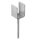Suport stalp tip U clasic zincat 101x125x100x4,0 mm PSS100-4812 Domax