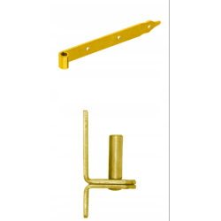 Ochi de blocare cu carlig negru 100 mm ZHK100C-88732 Domax
