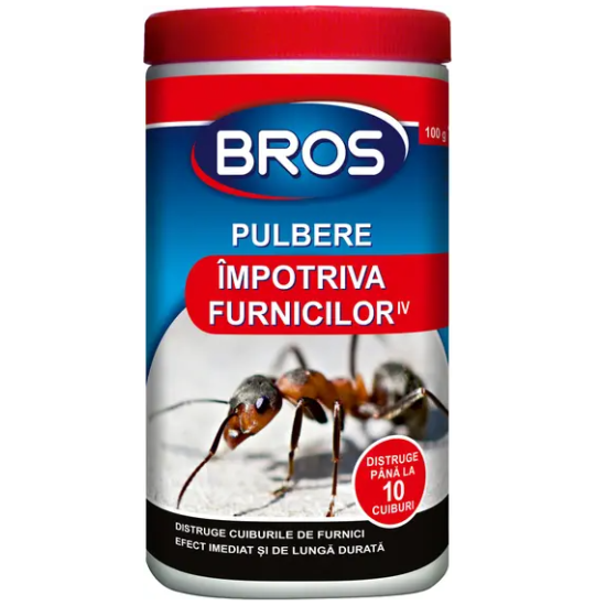 BROS - pulbere pentru furnici 100 g (cutie cu dozator)