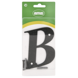 Litera B negru