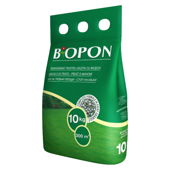 BIOPON ingrasamant gazon cu muschi control 10 kg - NOU!