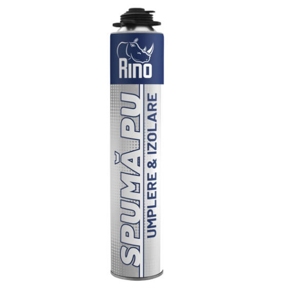 Spuma poliuretanica RINO, 650ml, pentru umplere si izolare