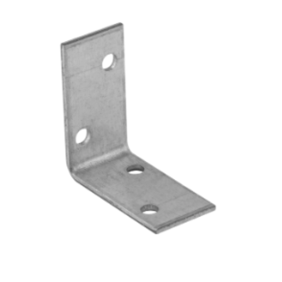 Coltar perforat pentru lemn zincat 40x40x20x2,0 mm KM0-4100 Domax