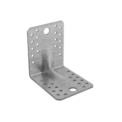 Coltar perforat ranforsat pentru lemn zincat 90x50x55x2,5 mm KP3-4023 Domax