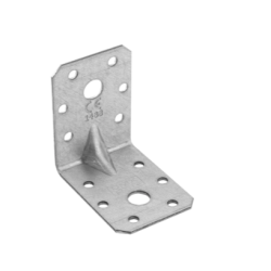Coltar perforat ranforsat pentru lemn zincat 60x60x45x2,0 mm KPL6-4056 Domax