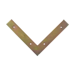 Coltar plat pentru constructii din lemn zincat 150x150x25x2,5 mm NA1-4651 Domax