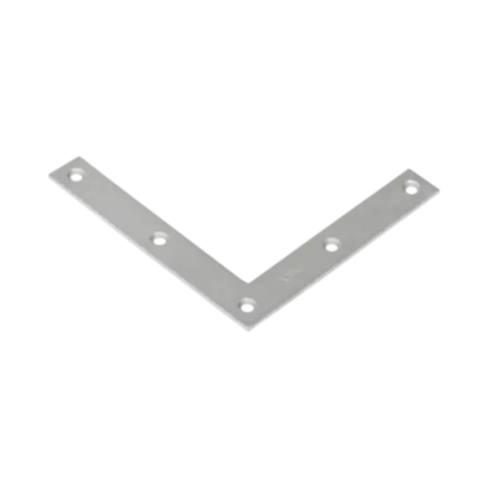 Coltar plat pentru constructii din lemn zincat 100x100x15x2,0 mm NA100-448771 Domax