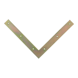 Coltar plat pentru constructii din lemn zincat 250x250x30x3,0 mm NA3-4653 Domax