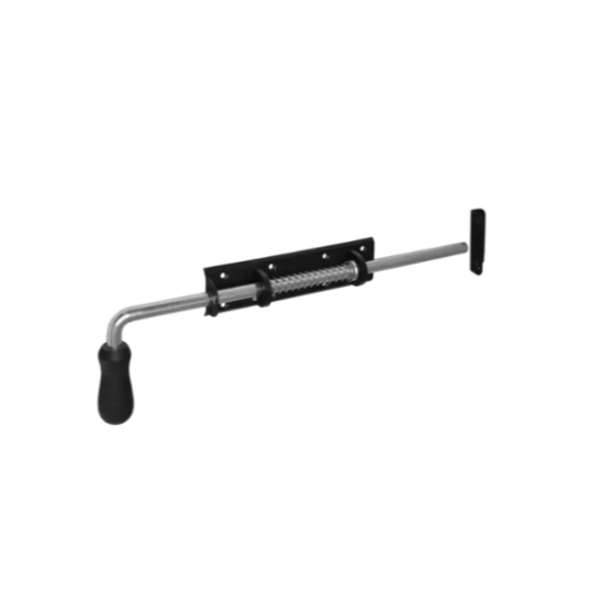 Zavor cu arc si maner din lemn negru 420x190x50 mm WSP420C-86232 Domax