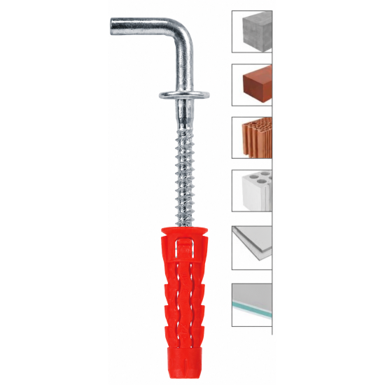 Diblu Universal cu Surub Carlig, TIP L, 6x30/ 3.5x48, Klimas Wkret-met