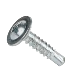 Surub autoforant,cap plat cu saiba, 4.2x14mm